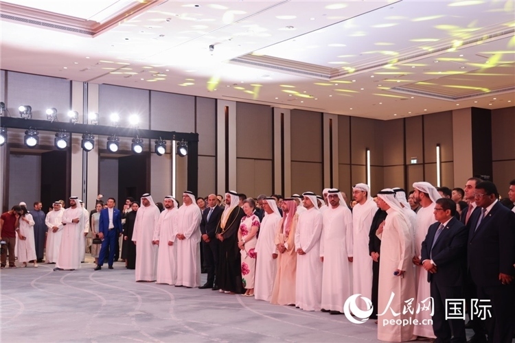 招待會(huì)現(xiàn)場(chǎng)。人民網(wǎng)記者任皓宇攝