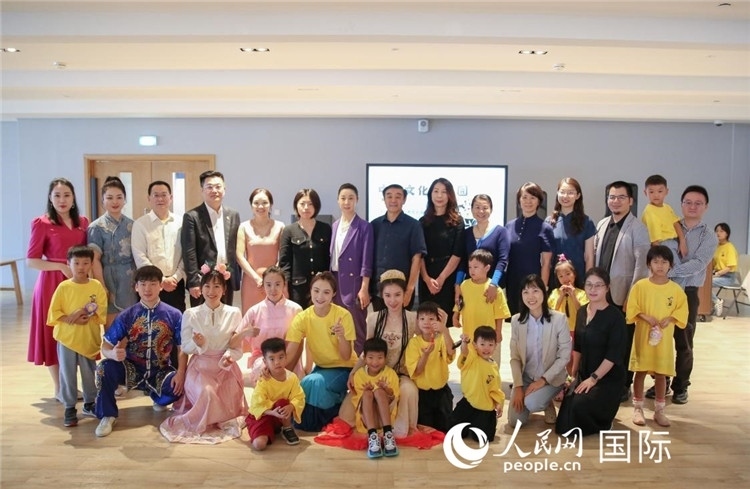 開營儀式部分嘉賓合影。人民網中東中心分社塔里克·易卜拉欣攝