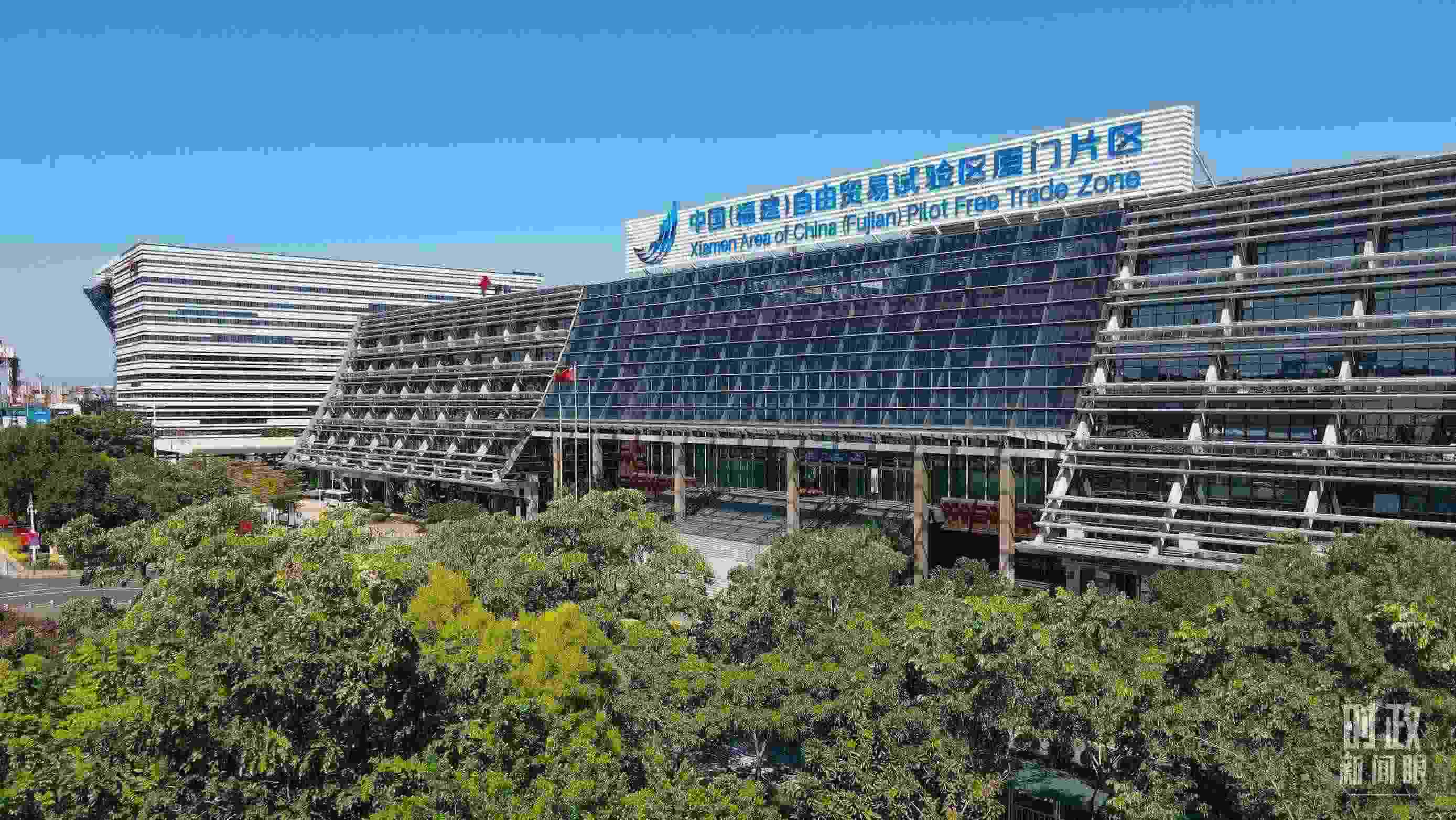 △中國（福建）自由貿(mào)易試驗區(qū)廈門片區(qū)。（總臺記者鄭皓拍攝）