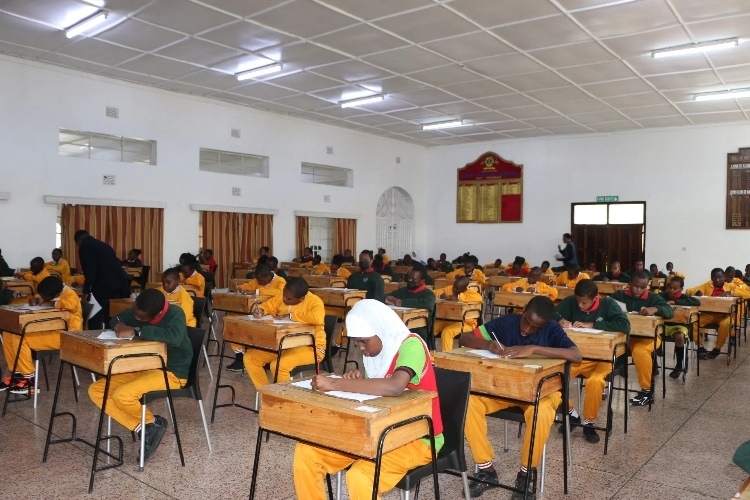 考場現(xiàn)場。埃格頓大學(xué)孔子學(xué)院供圖