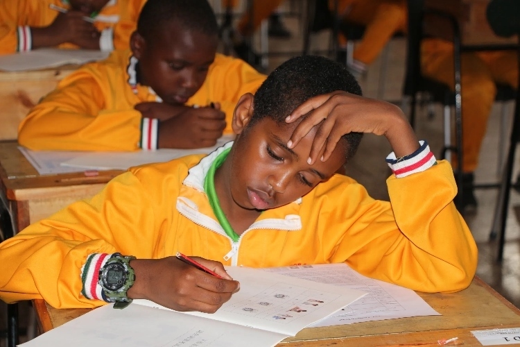 考場現(xiàn)場。埃格頓大學(xué)孔子學(xué)院供圖