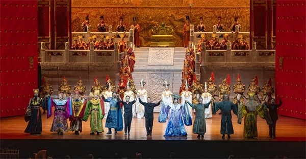 《圖蘭朵》演出劇照。何倫攝