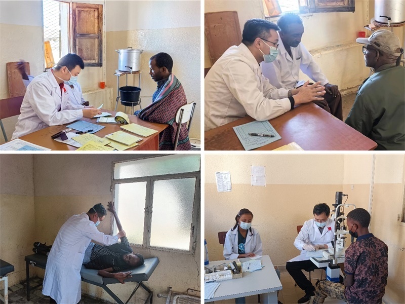 中國第17批援厄立特里亞醫(yī)療隊(duì)在科倫醫(yī)院開展巡診活動(dòng)。中國第17批援厄立特里亞醫(yī)療隊(duì)供圖