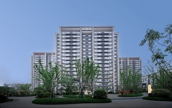 圖為改造后的中鐵臻庭小區(qū)整體外觀。王碩敏 攝