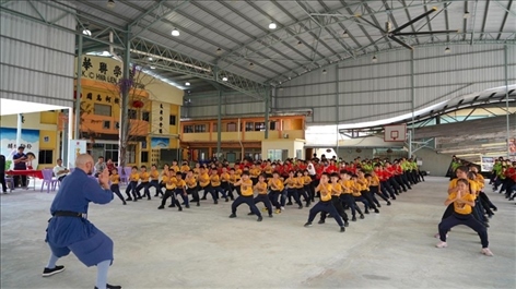 少林武術(shù)教學(xué)。主辦方供圖