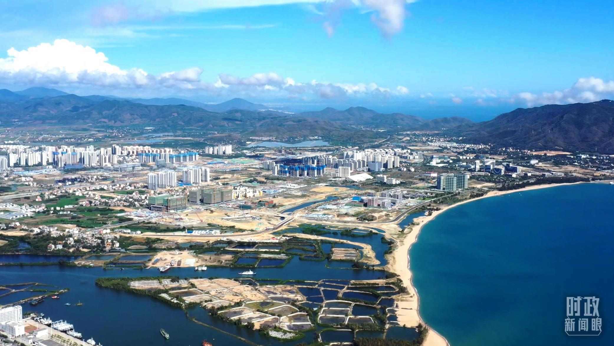 海南崖州灣科技城。（總臺記者張偉克拍攝）