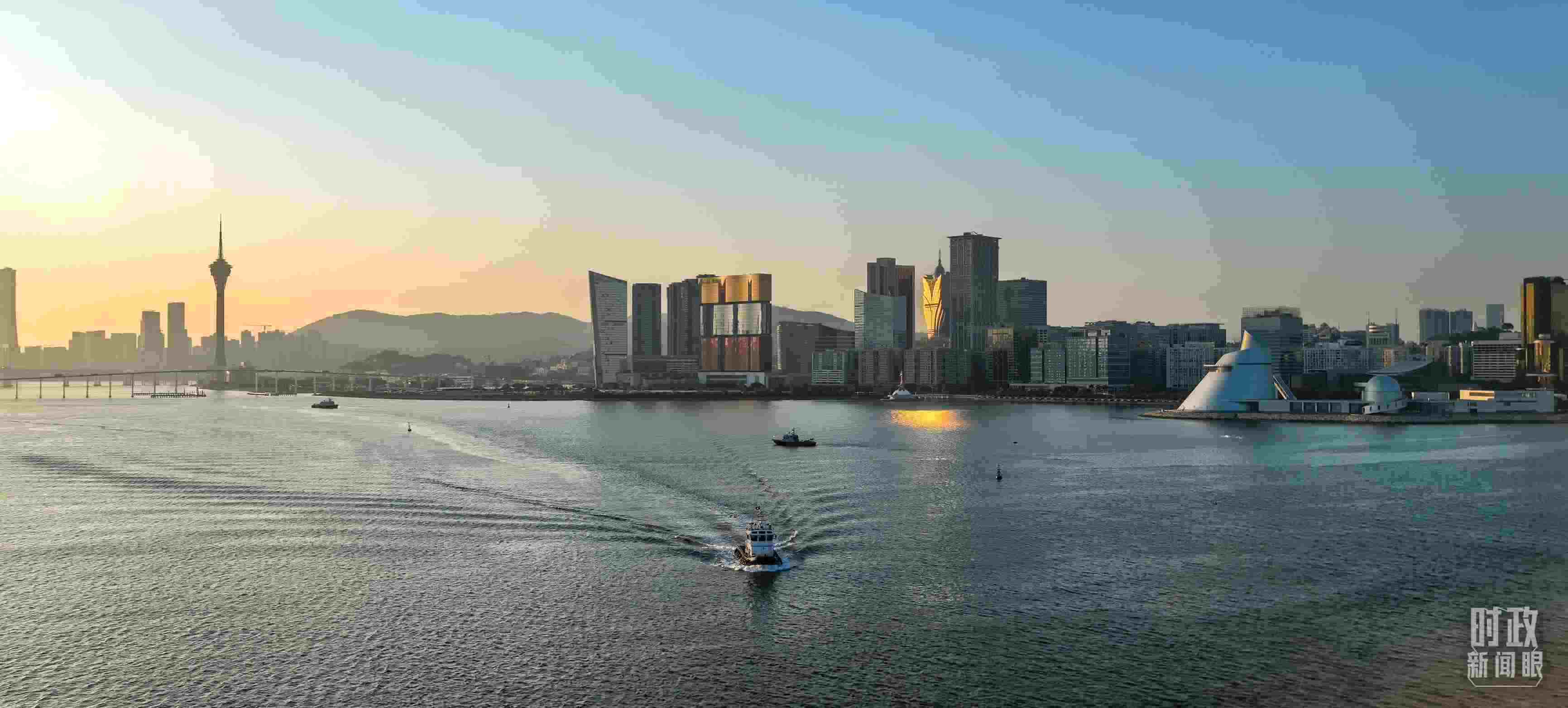 △澳門風光。（總臺央視記者王子杭拍攝）