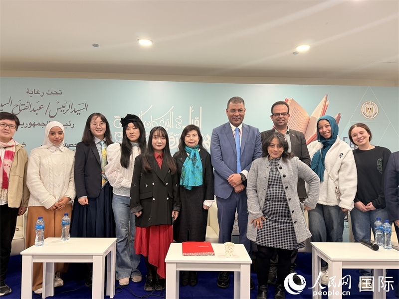 “中國與埃及：古往今來的聯(lián)系”主題分享會，人民網(wǎng)記者黃培昭攝