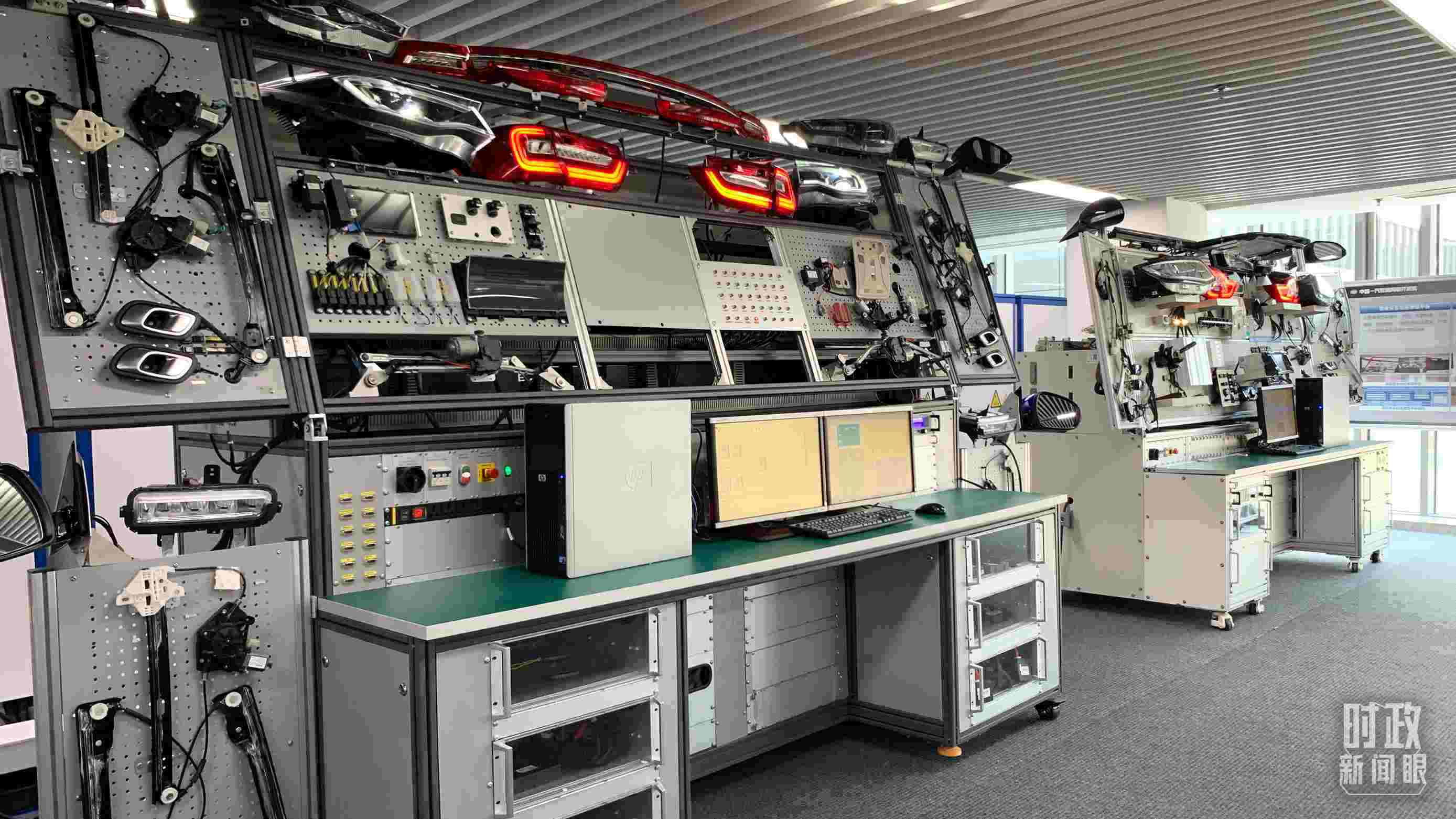 △吉林長春，一汽整車硬件測試實驗室。（總臺央視記者邢彬拍攝）