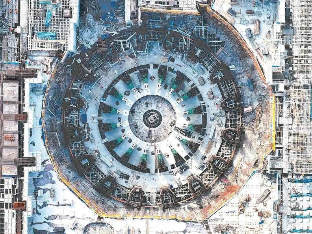 △中國科學(xué)院合肥物質(zhì)科學(xué)研究院等離子體所，緊湊型聚變能實(shí)驗(yàn)裝置（BEST）項(xiàng)目正加緊施工。