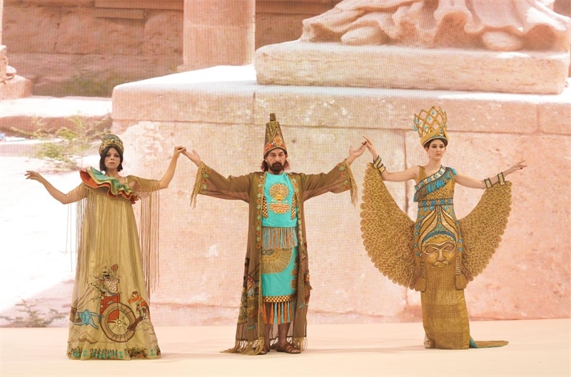 伊拉克時(shí)尚館去年9月舉辦的時(shí)裝展一景。伊拉克時(shí)尚館供圖