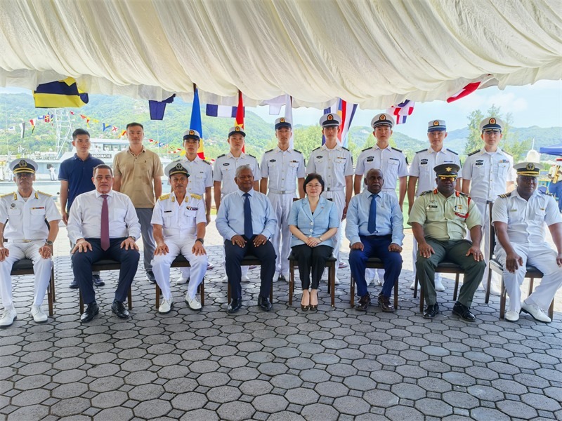 儀式現(xiàn)場。中國駐塞舌爾大使館供圖