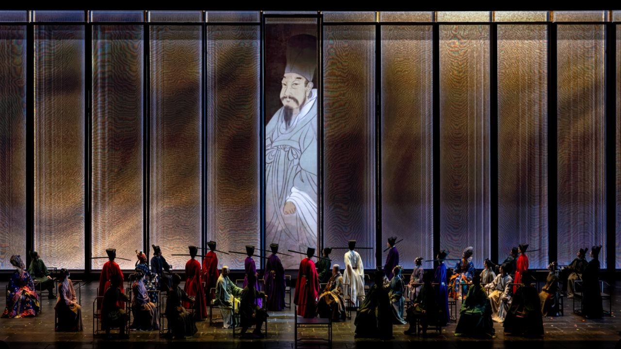 《蘇堤春曉》演出現(xiàn)場。國家話劇院供圖