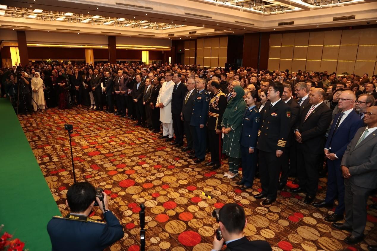 招待會現(xiàn)場。巴基斯坦駐華大使館供圖