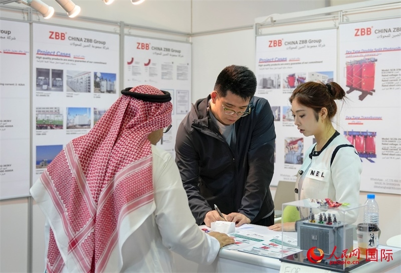 展會現(xiàn)場。人民網(wǎng) 塔里克·易卜拉欣攝