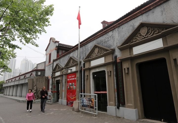 這是2018年5月1日拍攝的中國(guó)勞動(dòng)組合書(shū)記部舊址陳列館外景。新華社記者 劉穎 攝