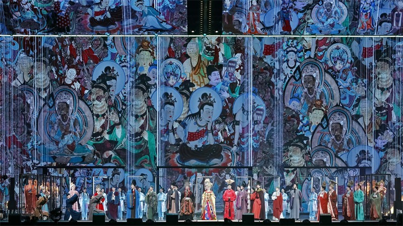 《受到召喚·敦煌》劇照。國話供圖