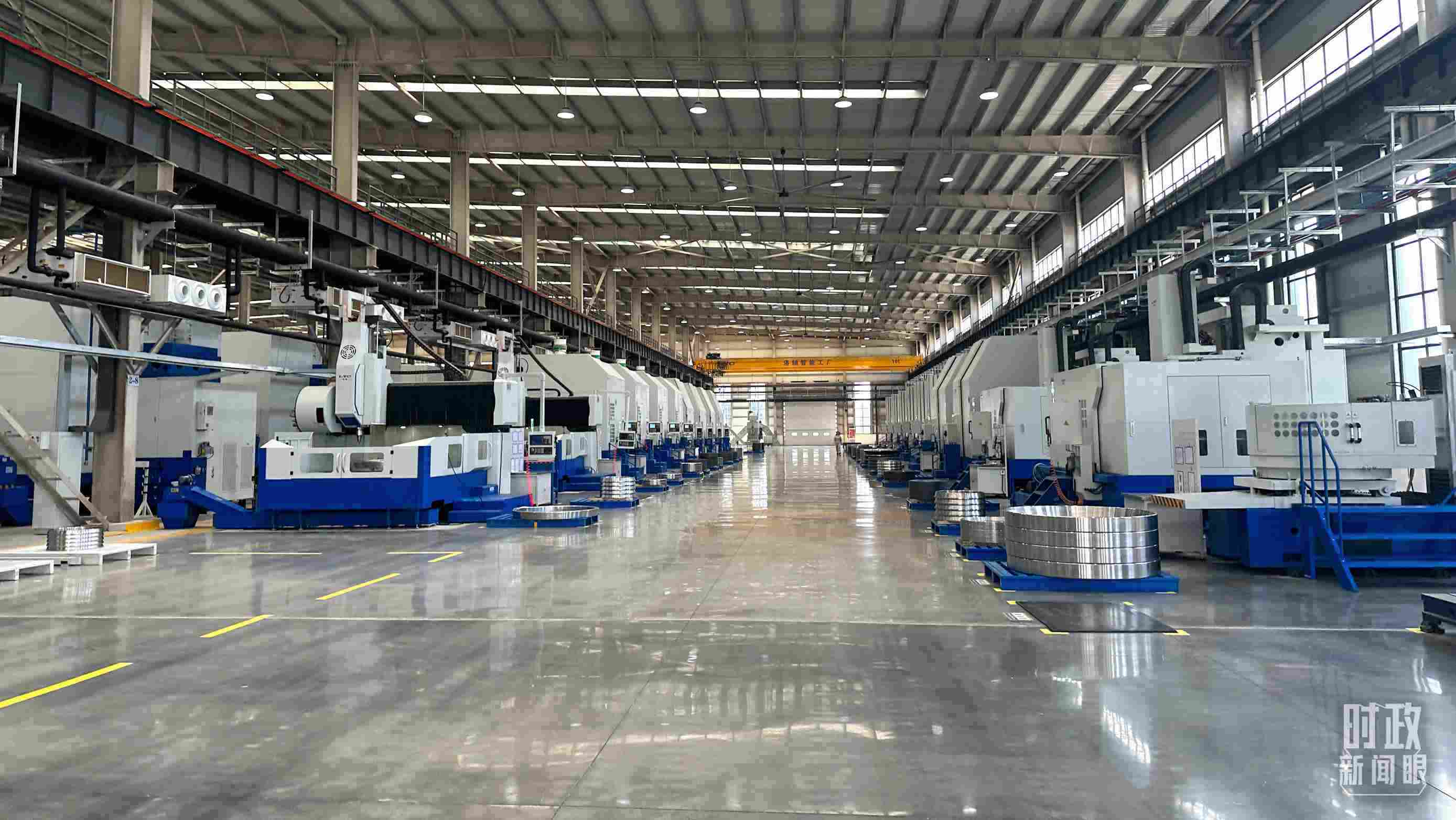 △洛軸智能工廠。（總臺央視記者趙化拍攝）