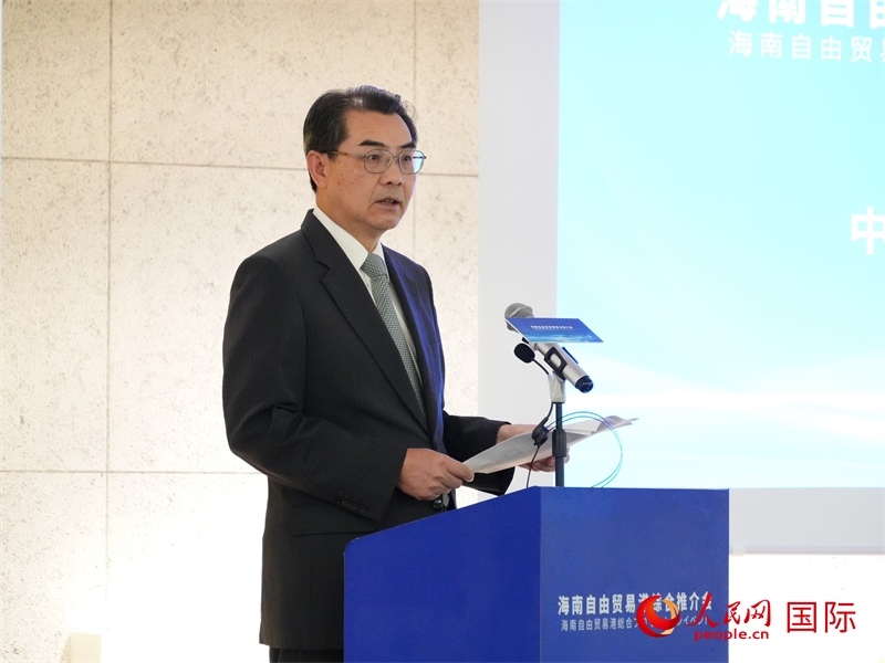 中國駐日本大使吳江浩致辭。人民網(wǎng) 許可攝