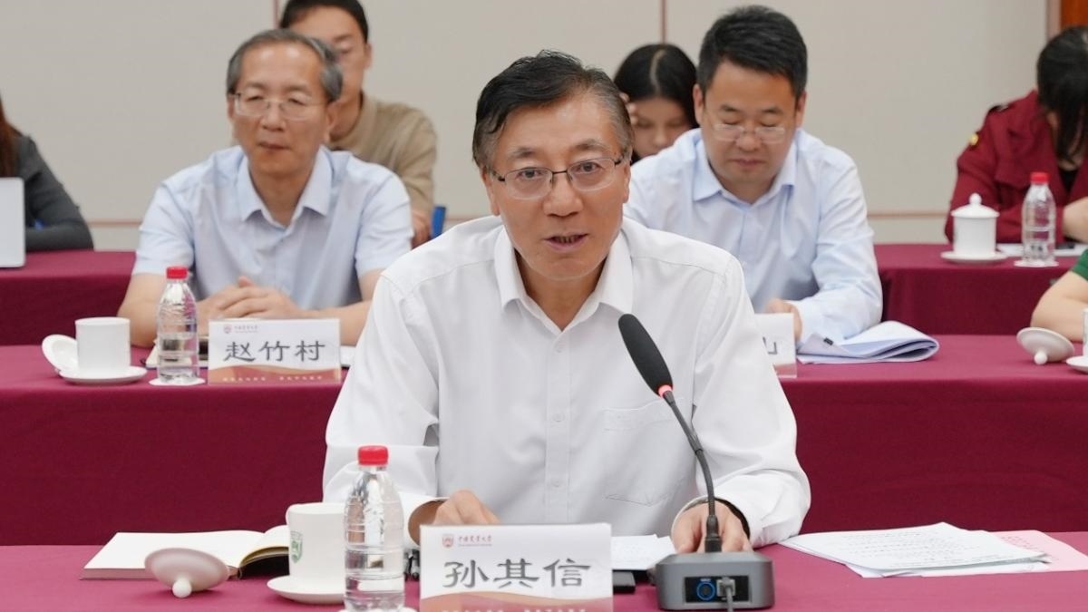 中國工程院院士、中國農(nóng)業(yè)大學(xué)校長孫其信。校方供圖