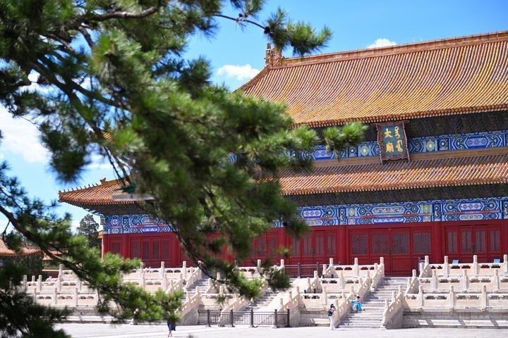 2023年7月8日拍攝的太廟享殿（也稱前殿）。